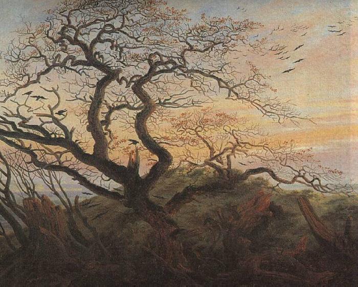 Tree with crows, Caspar David Friedrich